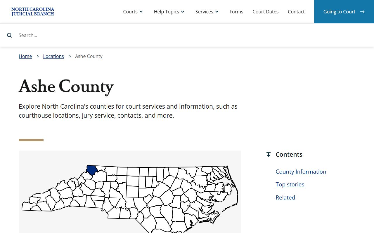 Ashe County bankruptcy records court resource page