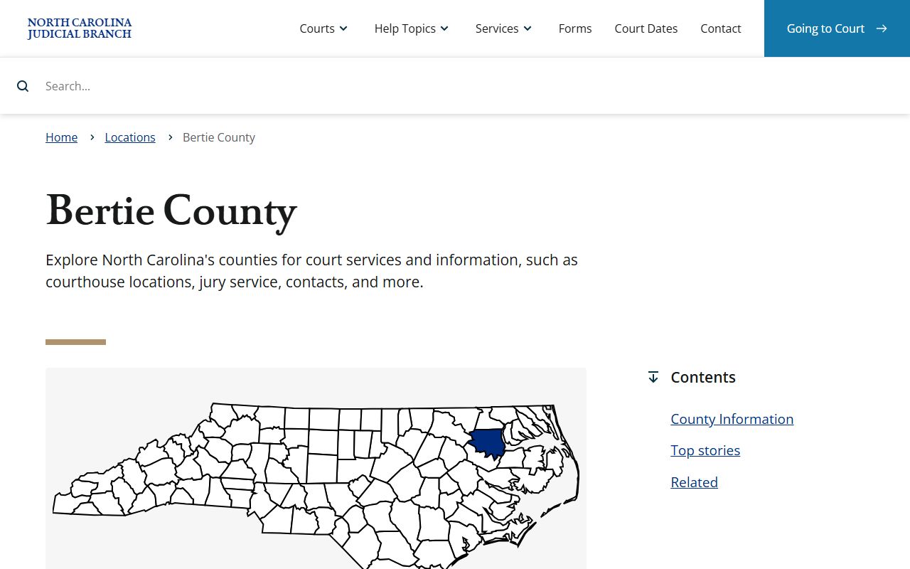 Bertie County bankruptcy records court information