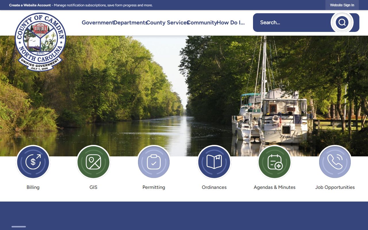 Camden County bankruptcy records government services portal