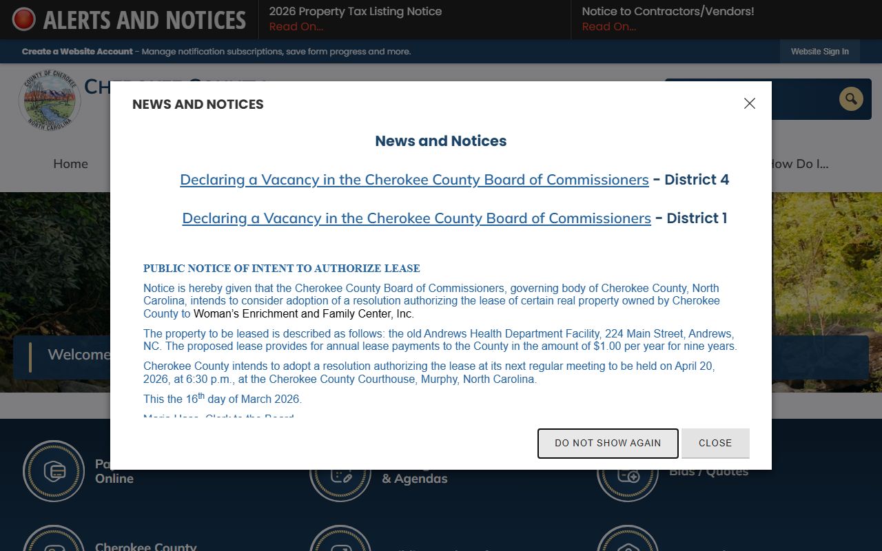 Cherokee County bankruptcy records government services website