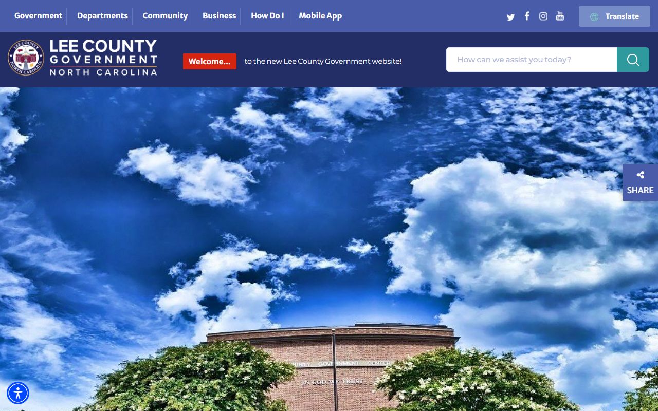 Lee County government website for bankruptcy records research