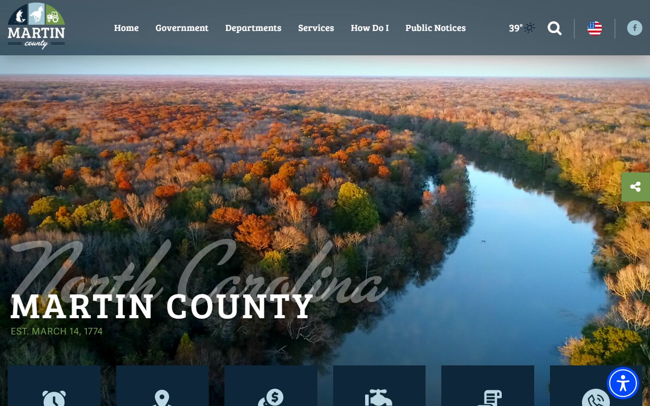 Martin County government website for bankruptcy records research
