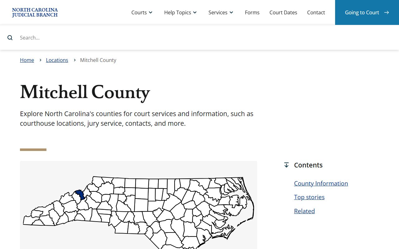 Mitchell County court website for bankruptcy records