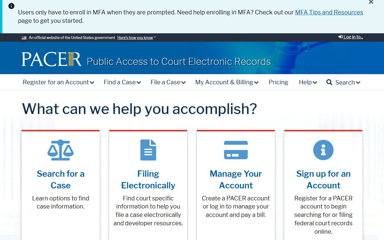 North Carolina bankruptcy records PACER search portal